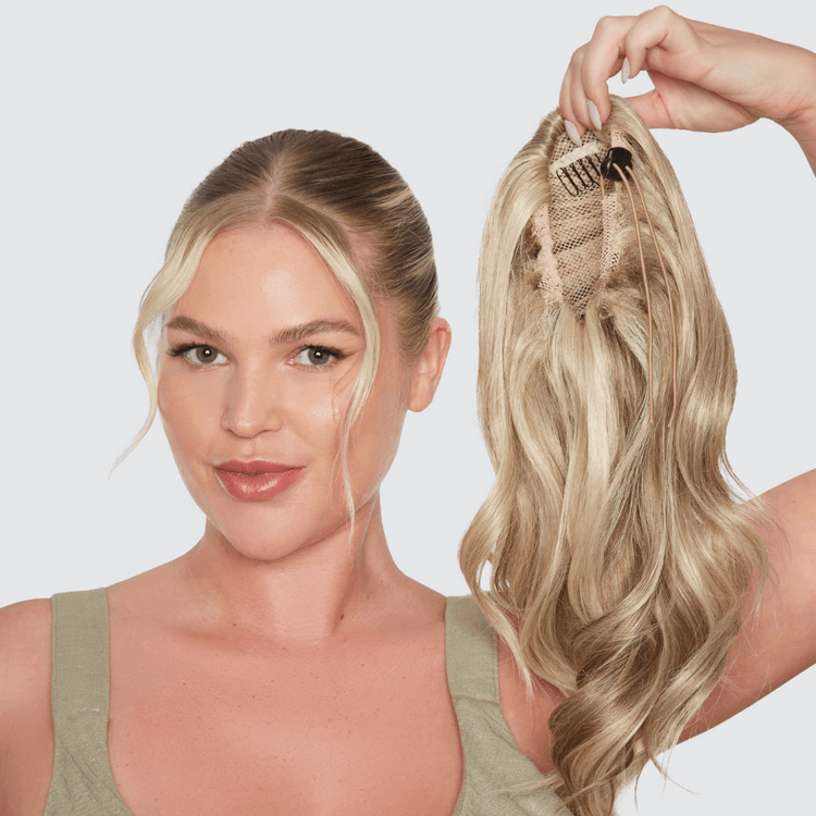 Clip-in ponytails for instant volume and effortless style - By Laura Mayers