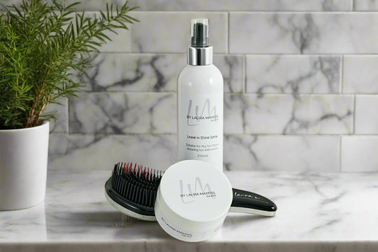 Healthy Hair Set by Laura Mayers | Shine, Boost & Brush Hair Care Kit - By Laura Mayers