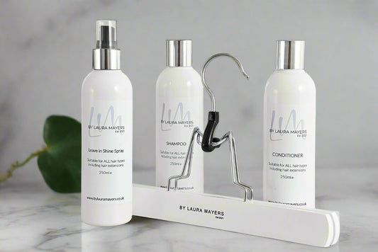 bylauramayers - Shampoo, Conditioner, Shine Spray & Exclusive Hanger with Cover - By Laura Mayers