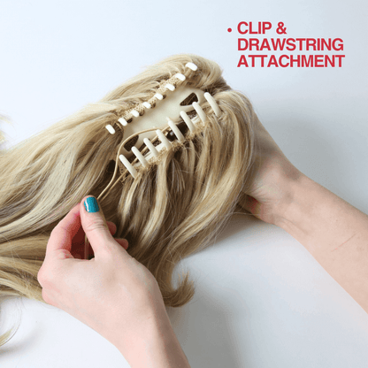 16” Flicky Clip in Ponytail | Stylish & Voluminous - By Laura Mayers