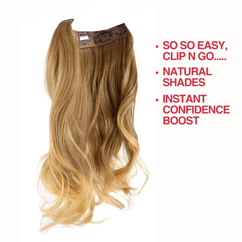 20” One Piece Curly Clip - in Hair Extension | Natural Curly Look - By Laura Mayers