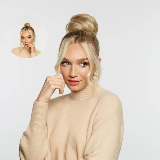 Super Easy Clip - in Mum Bun | Quick and Stylish Updo - By Laura Mayers