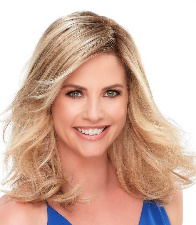 Top Smart 12” Lace Front Topper by Jon Renau | Seamless Hair Blend - By Laura Mayers