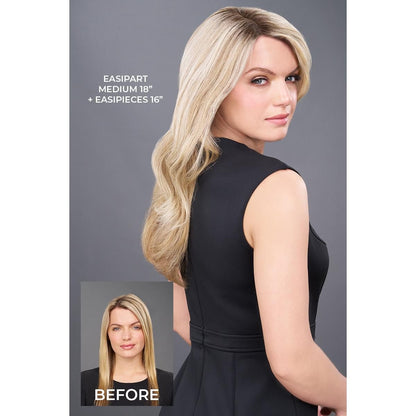 EasiPart Medium 18" | Human Hair Topper by Jon Renau - By Laura Mayers