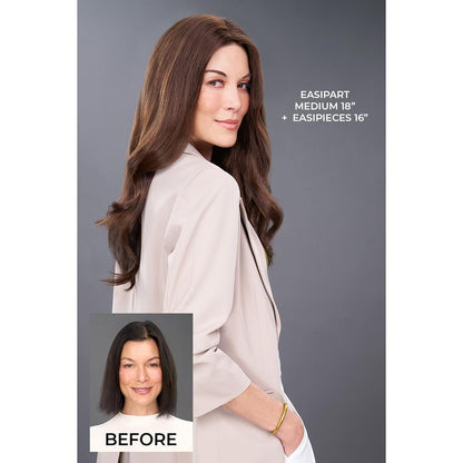 EasiPart Medium 18" | Human Hair Topper by Jon Renau - By Laura Mayers